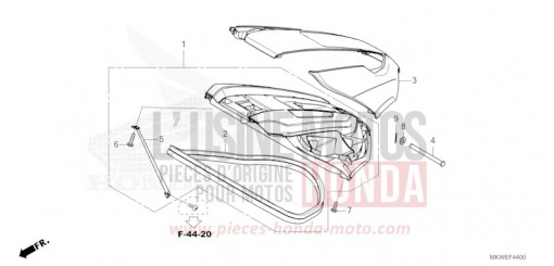 GEPAECKRAUMDECKEL NC750XAS de 2025