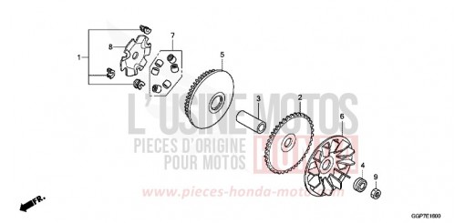ANTRIEBSFLAECHE NSC50WHC de 2012