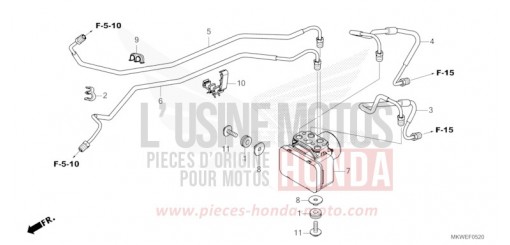 ABS-MODULATOR/BREMSLEITUNG NC750XDS de 2025