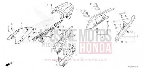 SITZVERKLEIDUNG NC750XDS de 2025