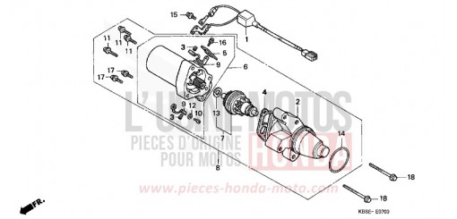 ANLASSER NSR125R1 de 2001