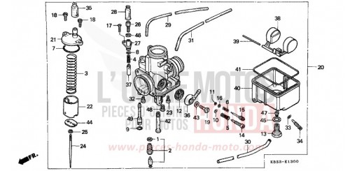 VERGASER NSR125R1 de 2001