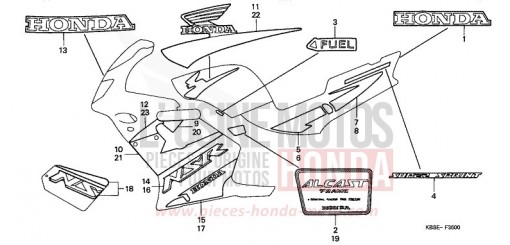 MARKE NSR125R1 de 2001