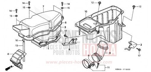 LUFTFILTER NSR125RP de 1993