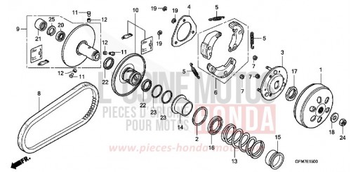 ABTRIEBSFLAECHE NHX110WH8 de 2008