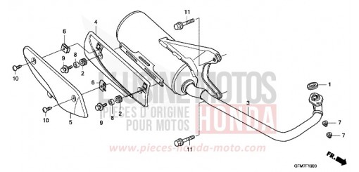 ABGAS-SCHALLDAEMPFER NHX110WH8 de 2008