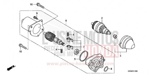 ANLASSER NHX110WHA de 2010