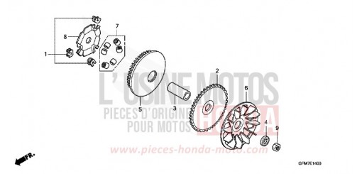 ANTRIEBSFLAECHE NHX110WHA de 2010