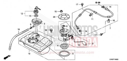 KRAFTSTOFFTANK NHX110WHA de 2010