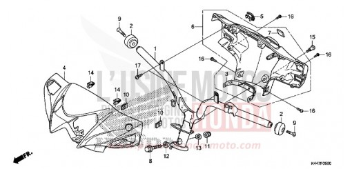 ROHRGRIFF/GRIFFABDECKUNG NSC110MPDH de 2017