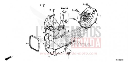 RADKRANZ/GEBLAESEABDECKUNG NSC110MPDK de 2019
