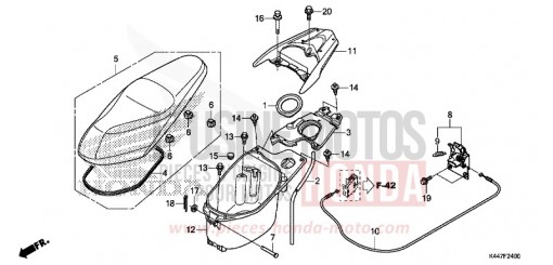 SITZ/HANDGEPAECKFACH NSC110MPDK de 2019