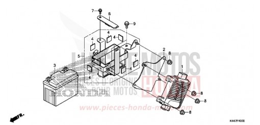 BATTERIE/STEUERGERAET NSC110MPDK de 2019