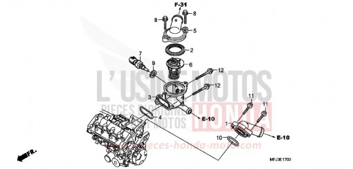 THERMOSTAT CBR600RAA de 2010