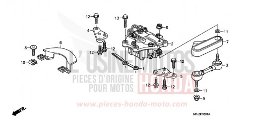 LENKUNGSDAEMPFER CBR600RAA de 2010