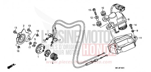 SERVOMOTOR CBR600RAA de 2010