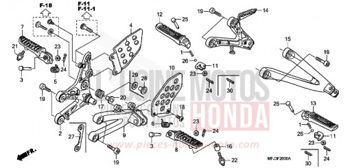 STUFE CBR600RAA de 2010