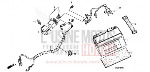 BATTERIE CBR600RAA de 2010
