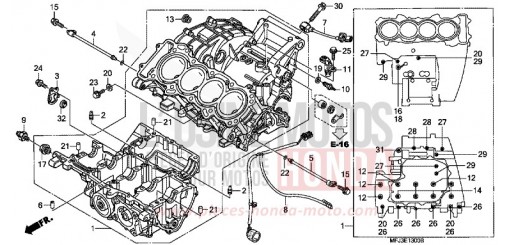 KURBELGEHAEUSE CBR600RAA de 2010