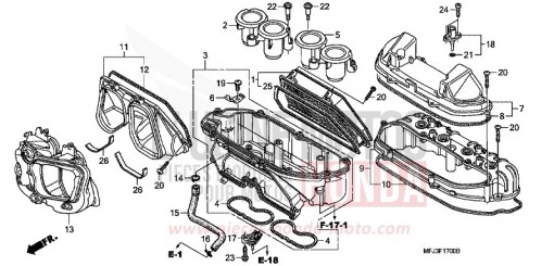 LUFTFILTER CBR600RAA de 2010