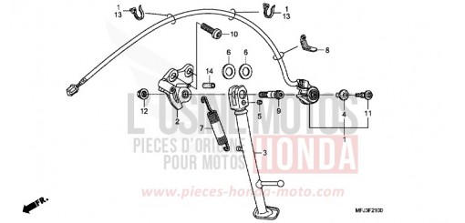 STAENDER CBR600RAA de 2010