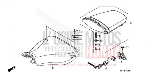 SITZ CBR600RAA de 2010