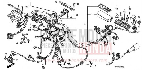 KABELBAUM CBR600RAA de 2010