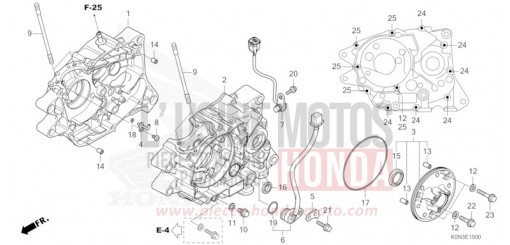 KURBELGEHAEUSE CBF125MER de 2024