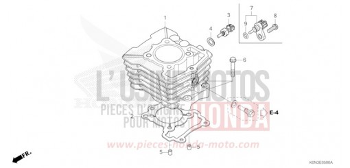ZYLINDER CBF125MER de 2024