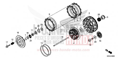 KUPPLUNG CRF450LL de 2020
