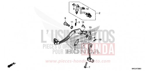 PEDAL CRF450LL de 2020