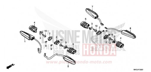 BLINKER CRF450LL de 2020