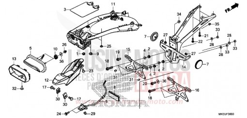 HECKLEUCHTE CRF450LL de 2020