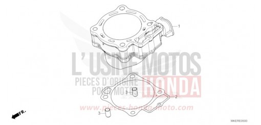 ZYLINDER CRF450RR de 2024