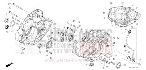 KURBELGEHAEUSE CRF450RR de 2024