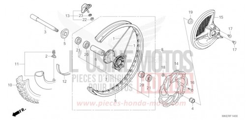 VORDERRAD CRF450RR de 2024