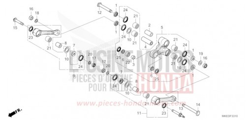 NOCKENWELLE/VENTIL CRF450RS de 2025