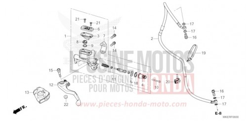 HAUPTKUPPLUNGSZYLINDER CRF450RS de 2025