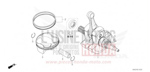 KURBELWELLE/KOLBEN CRF450RWES de 2025
