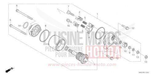 ANLASSER CRF450RXS de 2025
