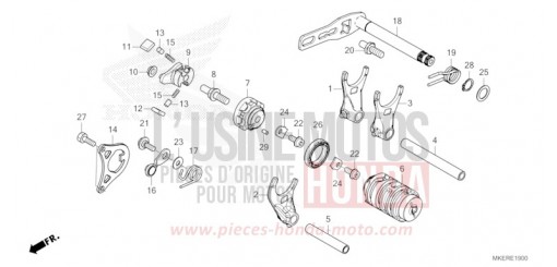 SCHALTTROMMEL CRF450RXS de 2025