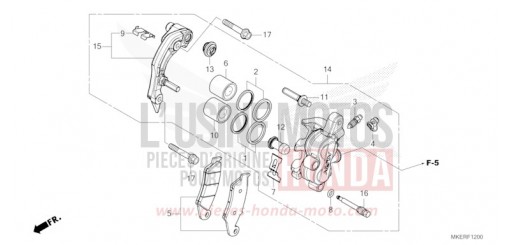 VORDERRAD-BREMSSATTEL CRF450RXS de 2025