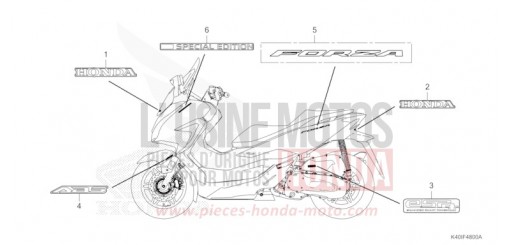 MARKE/EMBLEM NSS125ADR de 2024
