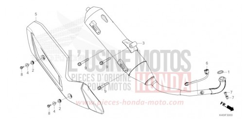 ABGAS-SCHALLDAEMPFER NSS125ADR de 2024