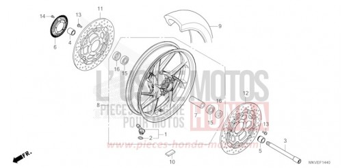 VORDERRAD NSS750S de 2025