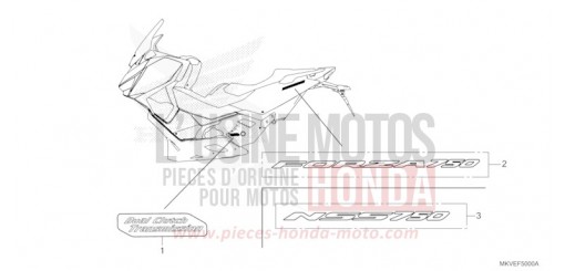 MARKE/EMBLEM NSS750S de 2025