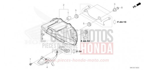 HECKLEUCHTE/KENNZEICHENBELEUCHTUNG NSS750T de 2026
