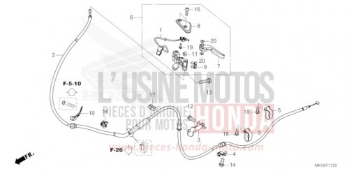 HANDBREMSHEBEL NSS750T de 2026