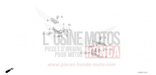 SOZIUS-FUSSRASTE SH125ADT de 2026