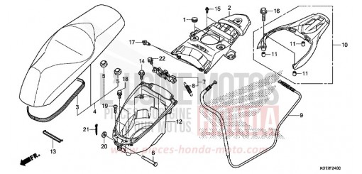 SITZ/HANDGEPAECKFACH SH150AD de 2013